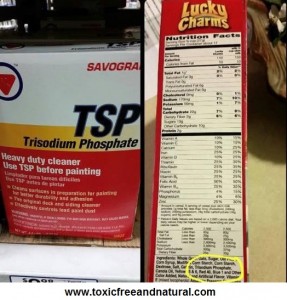 Trisodium Phosphate in kids cereal