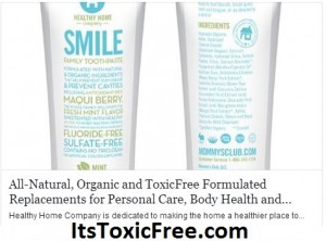 Organic toothpaste